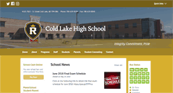 Desktop Screenshot of coldlakehighschool.ca