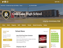 Tablet Screenshot of coldlakehighschool.ca